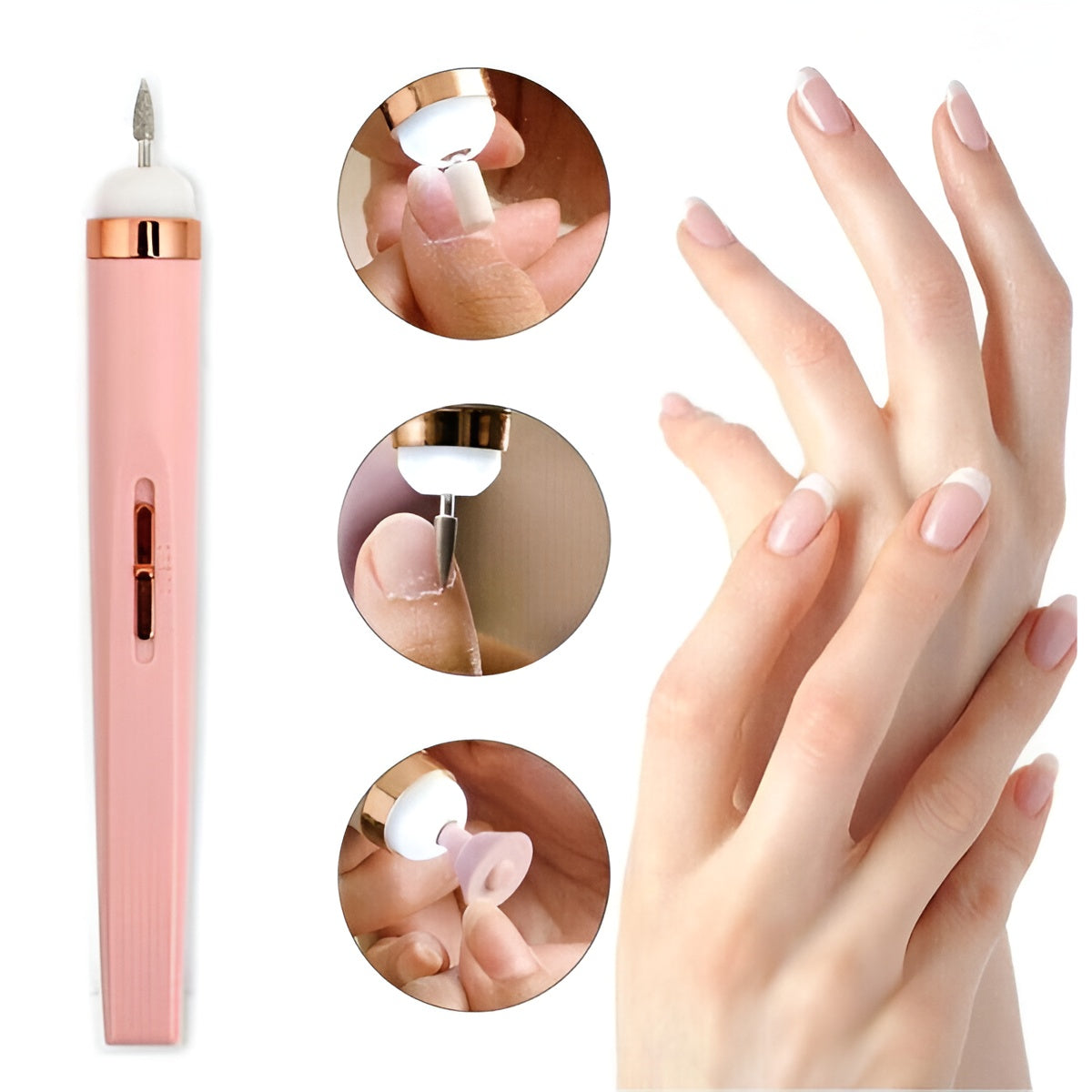 Electric Mani-Pedicure Kit – 4-in-1 Salon Nails