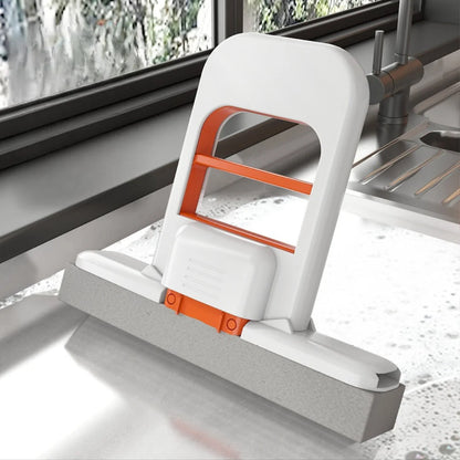 Hands-Free Mini Mop Wall Mount Foldable Design