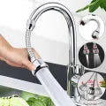 360° flexible faucet extender on kitchen tap