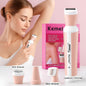 Kemei 5-in-1 Women's Shaver Suit – Body, Nose, Eyebrow & Skin (KM-3024)
